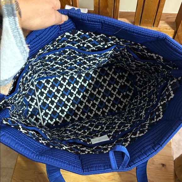 Vera Bradley Blue Quilted Tote Bag - Picture 5 of 10